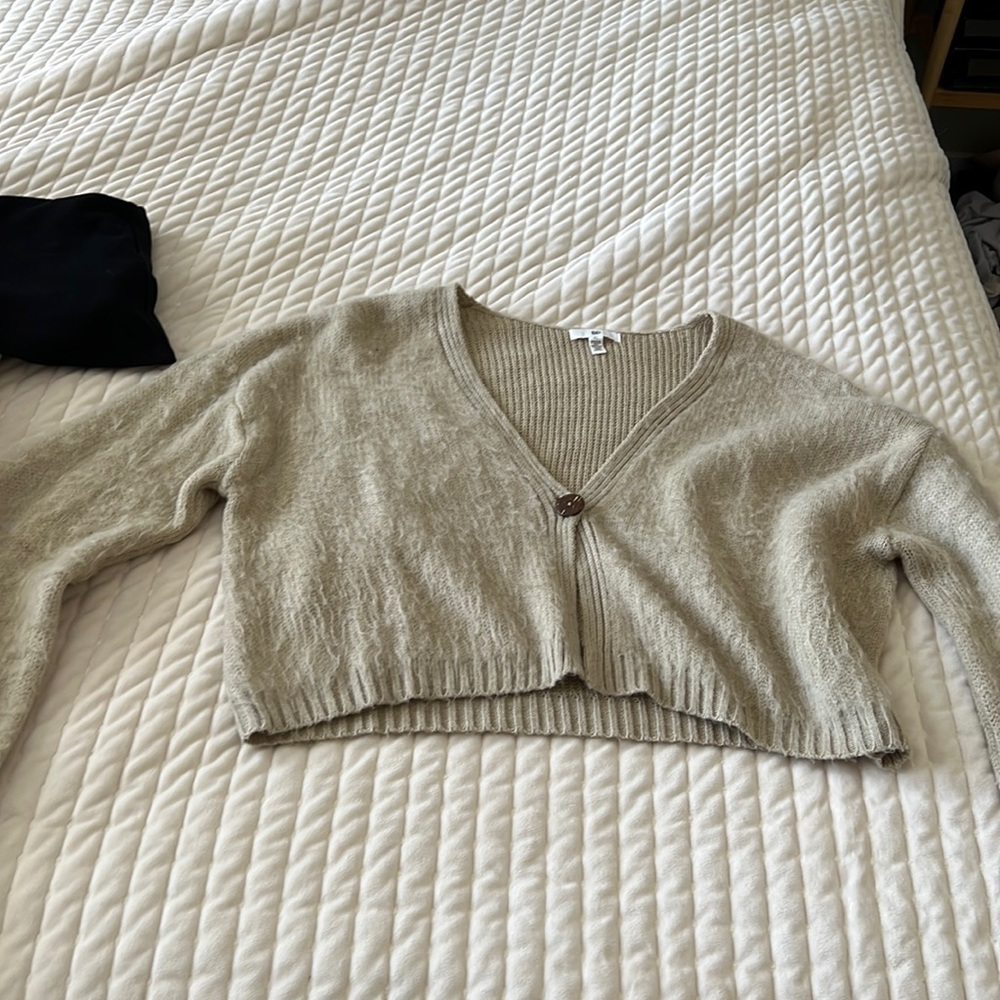 BP Tan Crop Sweater (052)